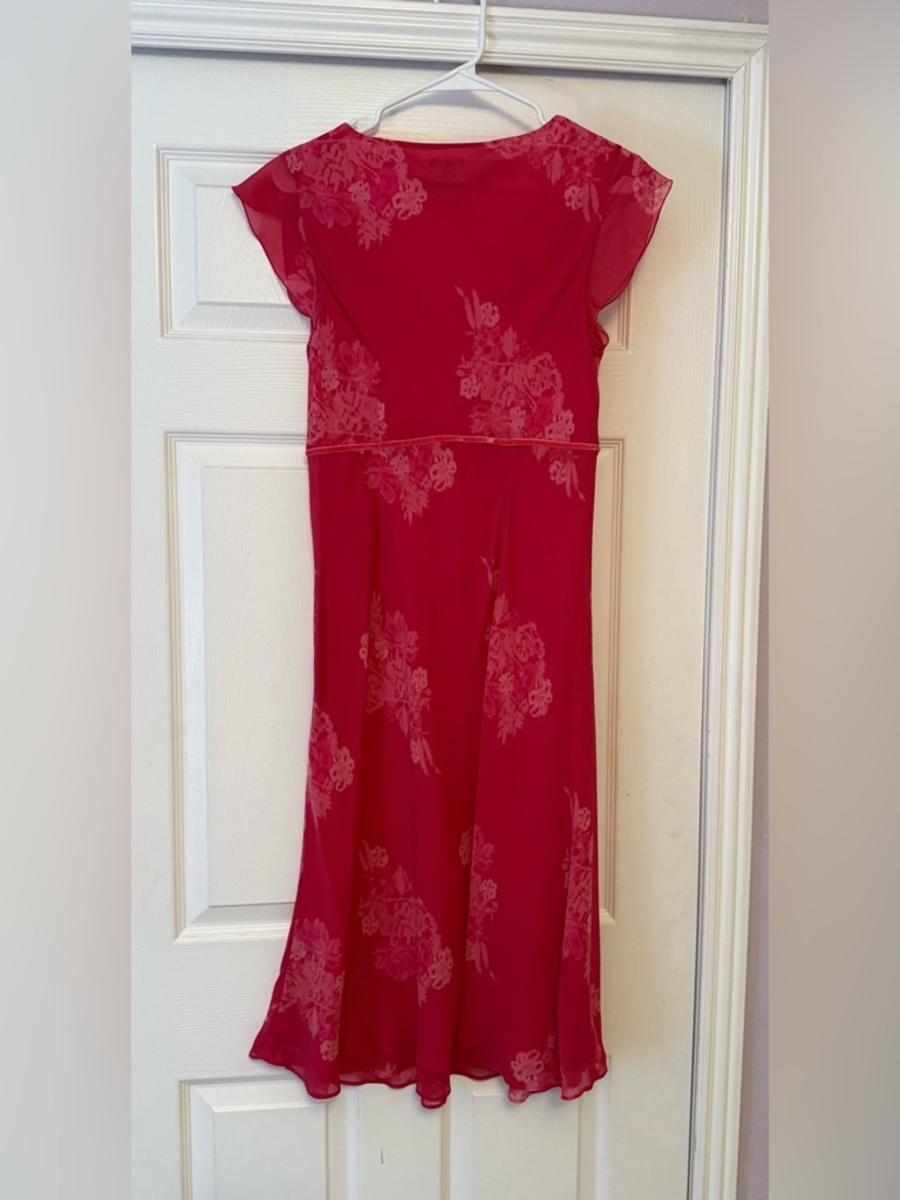Vintage Ann Taylor Pink Floral Dress - Picture 2 of 2